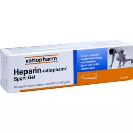 HEPARIN-RATIOPHARM Sporta želeja, 50 g