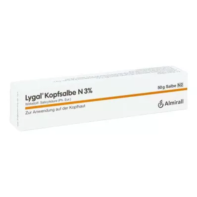 Lygal galvas ādas ziede N 3% (50 g) Lygal galvas ādas ziede N 3% (50 g)