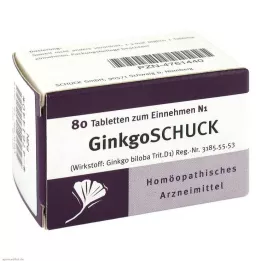 GINKGOSCHUCK Tabletes, 80 gab