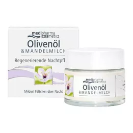 OLIVEN-MANDELMILCH Atjaunojošā nakts kopšanas līdzeklis, 50 ml