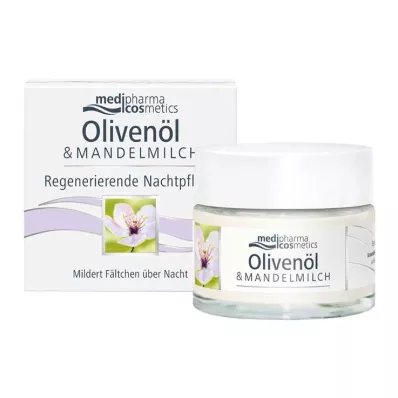 OLIVEN-MANDELMILCH Atjaunojošā nakts kopšanas līdzeklis, 50 ml OLIVEN-MANDELMILCH Atjaunojošā nakts kopšanas līdzeklis, 50 ml