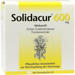SOLIDACUR 600 mg apvalkotās tabletes, 100 gab