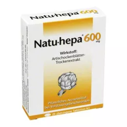NATU HEPA 600 mg apvalkotās tabletes, 20 gab