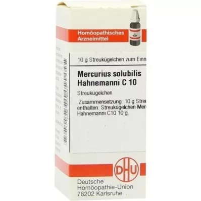 MERCURIUS SOLUBILIS Hahnemanni C 10 globules, 10 g