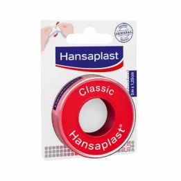 HANSAPLAST Classic 1,25 cm x 5 m fiksācijas apmetums, 1 gab