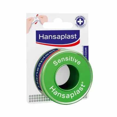 HANSAPLAST Fiksācijas apmetums Sensitive 2,5 cmx5 m, 1 gab