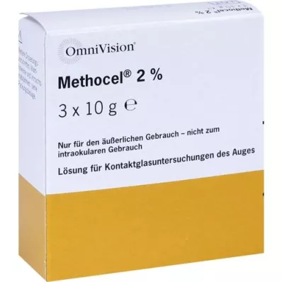 METHOCEL 2% acu pilieni, 3X10 g