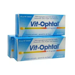 VIT OPHTAL ar 10 mg luteīna tabletēm, 90 gab