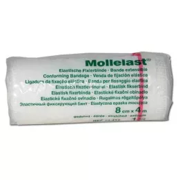 MOLLELAST Pārsēji 8 cmx4 m, balti, 1 gab