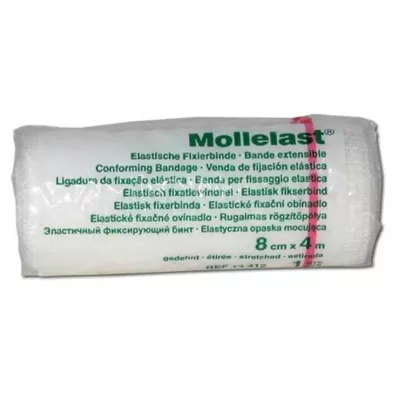 MOLLELAST Pārsēji 8 cmx4 m, balti, 1 gab