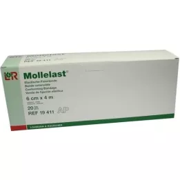 MOLLELAST Pārsēji 6 cmx4 m, balti, 20 gab