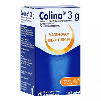 COLINA Btl. 3 g pulvera suspensijas pagatavošanai iekšķīgai lietošanai, 10 gab COLINA Btl. 3 g pulvera suspensijas pagatavošanai iekšķīgai lietošanai, 10 gab
