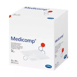 MEDICOMP Neausts komp. nesterils 10x10 cm, 4 kārtu, 100 gab