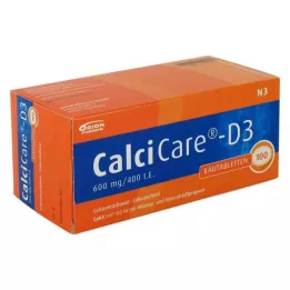 CALCICARE D3 košļājamās tabletes, 100 kapsulas
