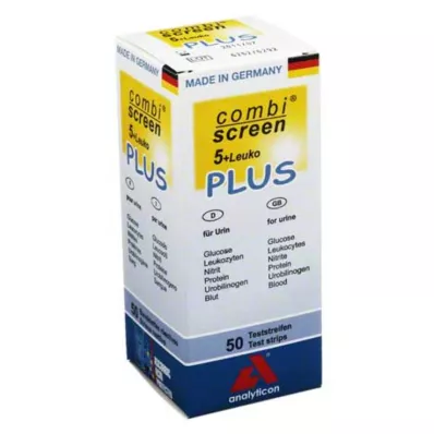 COMBISCREEN 5+Leuko Plus testa sloksnes, 50 gab