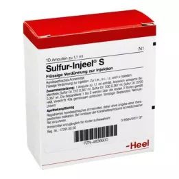 SULFUR INJEEL S Ampulas, 10 gab