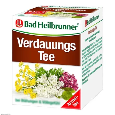 BAD HEILBRUNNER Gremošanas tējas filtrēšanas maisiņš, 8X2,0 g BAD HEILBRUNNER Gremošanas tējas filtrēšanas maisiņš, 8X2,0 g