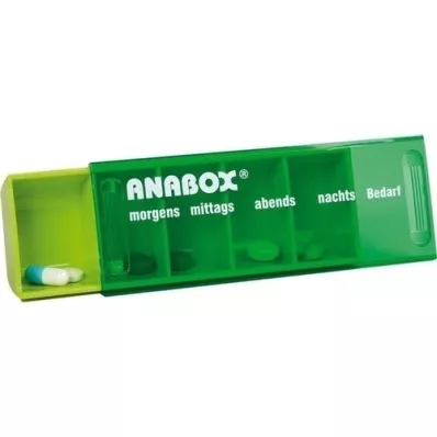 ANABOX Dienas kaste gaiši zaļa, 1 gab