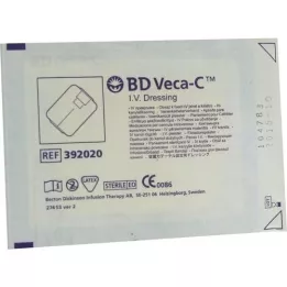 BD VECA-C Katetra fiksācijas pārsējs 6x7,5 cm ar skatu logu, 1 gab
