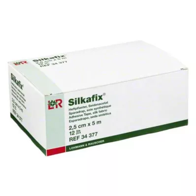 SILKAFIX Skava 2,5 cm x 5 m kartona serde, 12 gab SILKAFIX Skava 2,5 cm x 5 m kartona serde, 12 gab