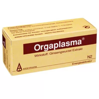 ORGAPLASMA apvalkotās tabletes, 50 gab