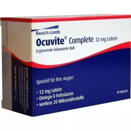 OCUVITE Complete 12 mg luteīna kapsulas, 60 kapsulas