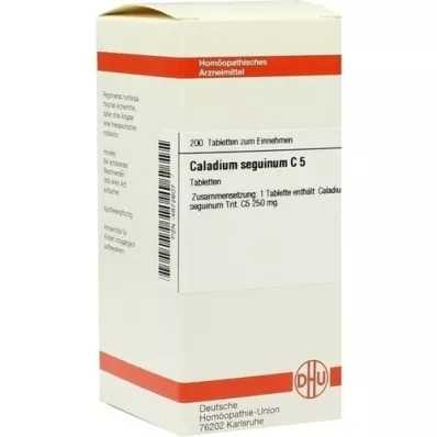 CALADIUM seguinum C 5 tabletes, 200 gab