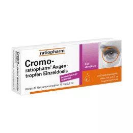 CROMO-RATIOPHARM Acu pilieni, viena deva, 20X0,5 ml