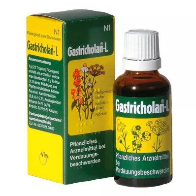 GASTRICHOLAN-L Perorālais šķidrums, 30 ml