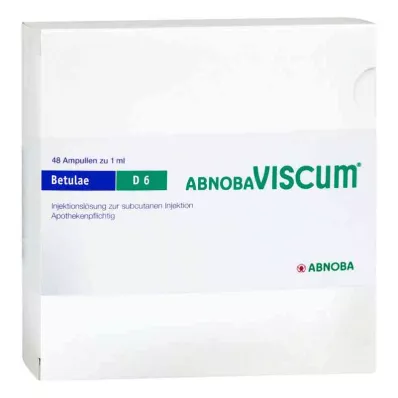 ABNOBAVISCUM Betulae D 6 ampulas, 48 gab