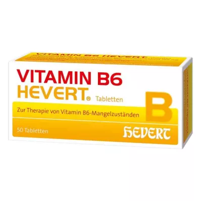 VITAMIN B6 HEVERT Tabletes, 50 gab VITAMIN B6 HEVERT Tabletes, 50 gab