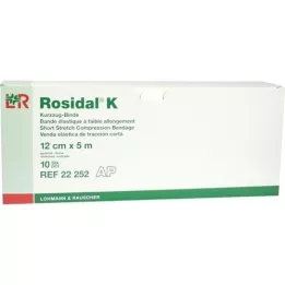 ROSIDAL K pārsējs 12 cmx5 m, 10 gab