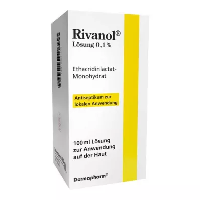 RIVANOL 0,1% šķīdums, 100 ml RIVANOL 0,1% šķīdums, 100 ml
