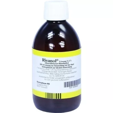 RIVANOL 0,1% šķīdums, 300 ml