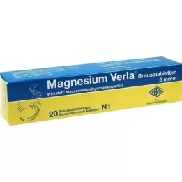 MAGNESIUM VERLA Efektīvās tabletes, 20 gab