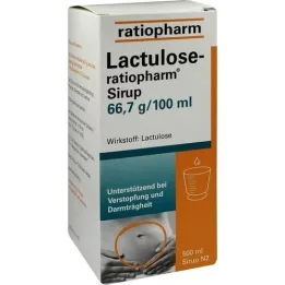 LACTULOSE-ratiopharm sīrups, 500 ml