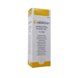 MEDIHONEY Antibakteriālais brūču gels, 5X20 g