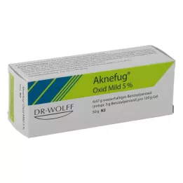 AKNEFUG Oksīda vieglas iedarbības 5% gēls, 50 g