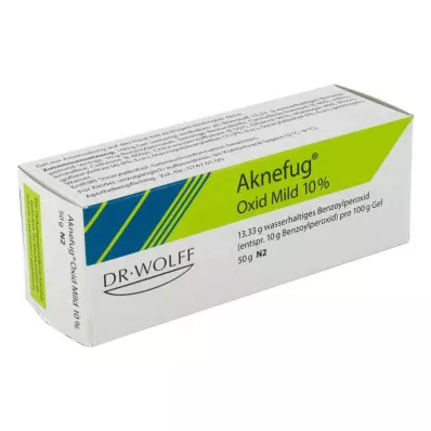 AKNEFUG oksīds maigs 10% gēls, 50 g