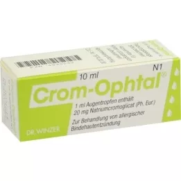 CROM-OPHTAL Acu pilieni, 10 ml