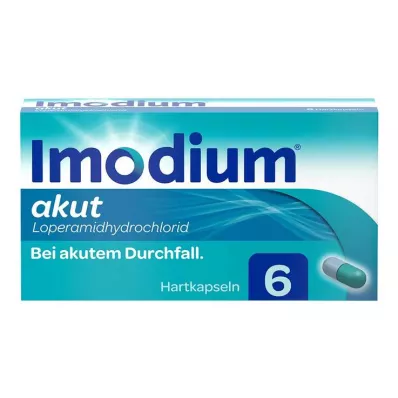 IMODIUM akūtas cietās kapsulas, 6 gab