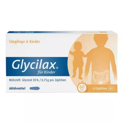 GLYCILAX Zupozitorijas bērniem, 6 gab GLYCILAX Zupozitorijas bērniem, 6 gab