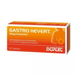 GASTRO-HEVERT Kuņģa tabletes, 40 gab