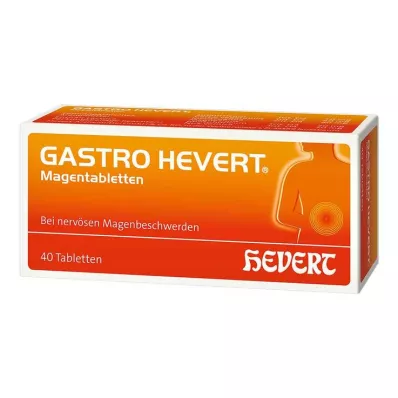 GASTRO-HEVERT Kuņģa tabletes, 40 gab GASTRO-HEVERT Kuņģa tabletes, 40 gab