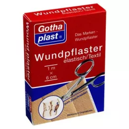 GOTHAPLAST Gipss brūču elastīgs 6 cmx1 m griezumā, 1 gab