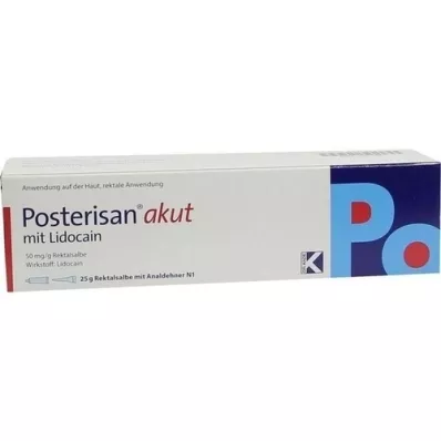 POSTERISAN Akūta ziede ar anālo dilatatoru, 25 g