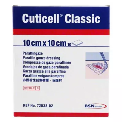 CUTICELL Klasiskā marle brūcēm 10x10 cm, 10 gab CUTICELL Klasiskā marle brūcēm 10x10 cm, 10 gab