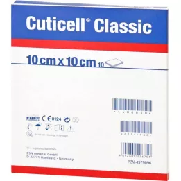 CUTICELL Klasiskā marle brūcēm 10x10 cm, 100 gab