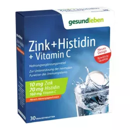 GESUND LEBEN Cinka+Histidīna+Vit.C putojošās tabletes, 3X10 gab