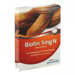 GESUND LEBEN Biotīns 5 mg N tabletes, 60 kapsulas